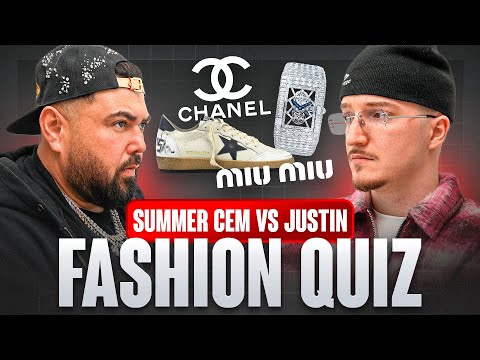 Summer Cem vs Justin! FASHION QUIZ 👕⁉️