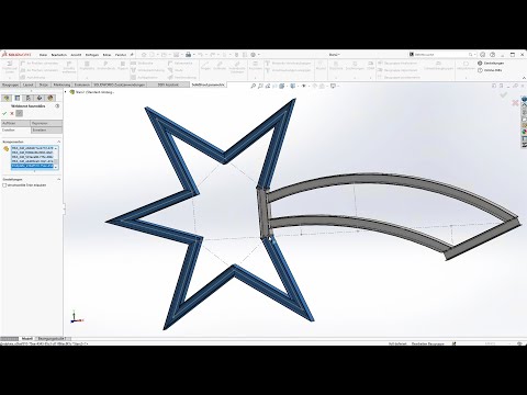Structural Steel Design with SOLIDWORKS - SolidSteel parametric - "Shooting Stars" - Teaser #9