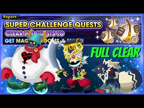 KH Union χ[Cross] Super Challenge Quests ~ Full Clear