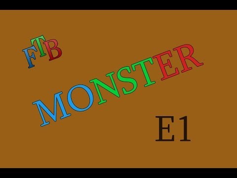 Minecraft - FTB Monster E1 So many diamonds!!! + A bit of programming
