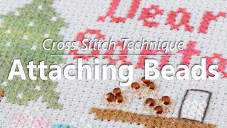 How to Add Beads to Cross Stitch - Sewing Beads using Mill Hill | Fat Quarter Shop