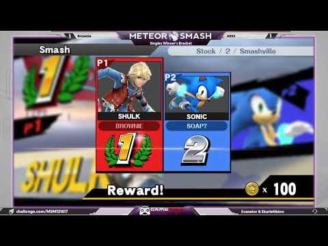 Meteor Smash Monthly (December 2017) Singles - BROWNIE vs ARS3 (Winner's Bracket)