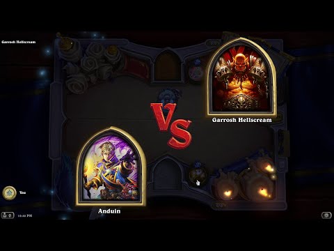 Book of Heroes Anduin vs Garrosh Hellscream | Hearthstone Book of Heroes