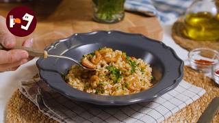 Este ARROZ lo vas a preparar muchos domingos. ARROZ CON GAMBAS AL AJILLO