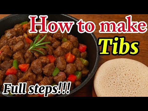✨Best Ethiopian Tibs Recipe | Easy & Realistic Cooking Tutorial✨