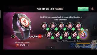 250m/500m unlocked series watch / Zynga Poker