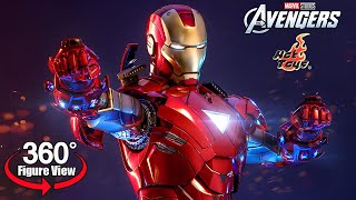 Iron Man Mark IV Movie Masterpiece Series Hot Toys Figure 360° View