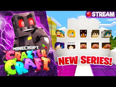 Minecraft Crazier Craft SMP Stream 1: New Mini Series!