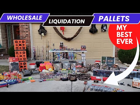 Overstock Liquidation Hunting and Fishing Pallet | Big Profit