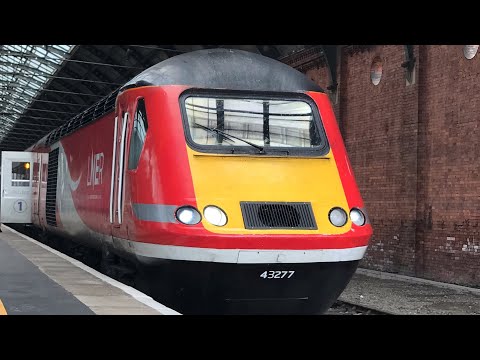 43277+43320 leaves Darlington - 1E13 Inverness to London Kings Cross (With Tone)