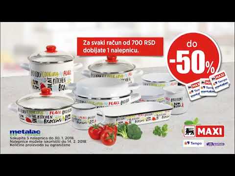 Maxi akcijska ponuda Metalac posuđa