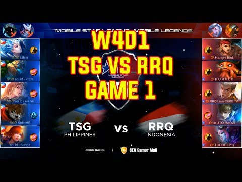TSG (Mr.Vii Lancelot) vs RRQ (Lemon Selena) - MSL:MLBB S1 W4D1 Game 1