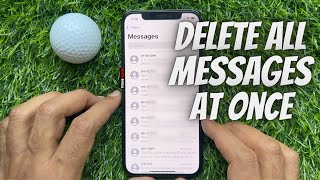 How to Delete all Text Messages from iPhone at once