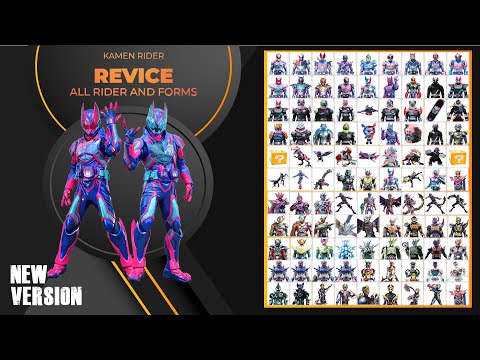 Kamen Rider Revice All Rider and Form