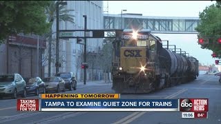 Downtown Tampa residents want to silence trains