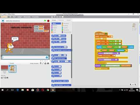 scratch#1 tabliczka mnożenia