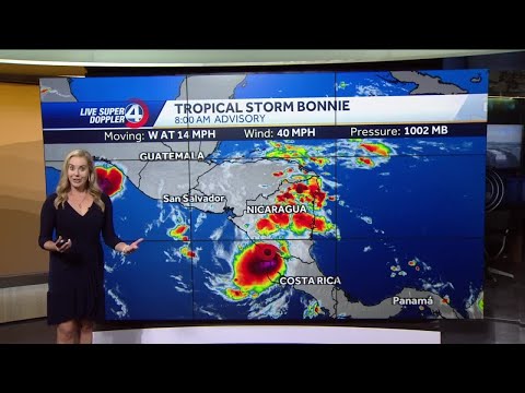 Tropical Storm Colin impacting coast