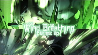 Kaze No Kokyu (Wind Breathing) Forms - Kimetsu No Yaiba - Episode 1 [Hashira Training Ark]