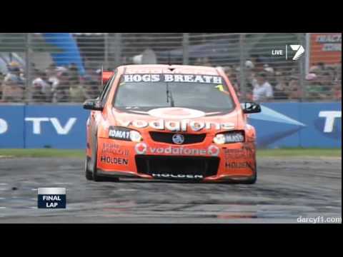 V8 Supercars Flashback - Last Lap Battle Between Will Davison and Jamie Whincup (Adelaide 2012)