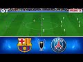 Barcelona vs PSG - UEFA Champions League 23/24 | EA FC 24 Full Match All Goals | Gameplay PC