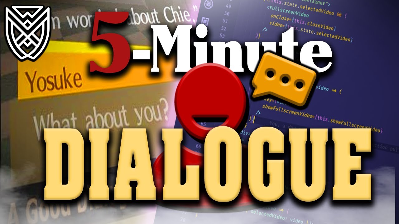 5 Minute DIALOGUE SYSTEM in UNITY Tutorial