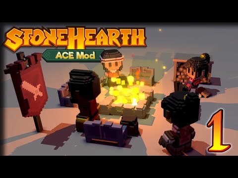 Into The Desert – StoneHearth 1.1 + ACE Gameplay – Let's Play Part 1