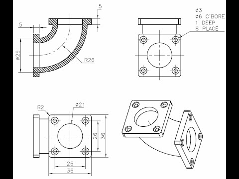 SolidWorks 2016 tutorials Excersice_ 3D Modeling 6
