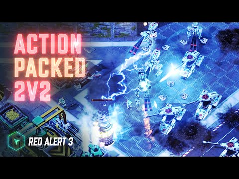 dimon & Pika vs DutchArmy & Bashley - Battlebase Quartus - Red Alert 3