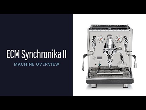 ECM Synchronika II Espresso Machine Overview