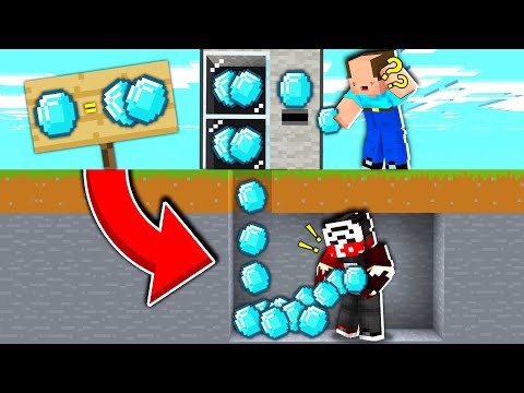 BALON KAFA'yı SAHTE ŞEYLER İLE TROLLEDİM !! - Minecraft
