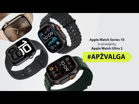 Išmanusis laikrodis Apple Watch Series 10 GPS + Cellular 46mm Rose Gold Aliuminio dėklas su šviesiai skaistalais sportine apyranke – S/M video