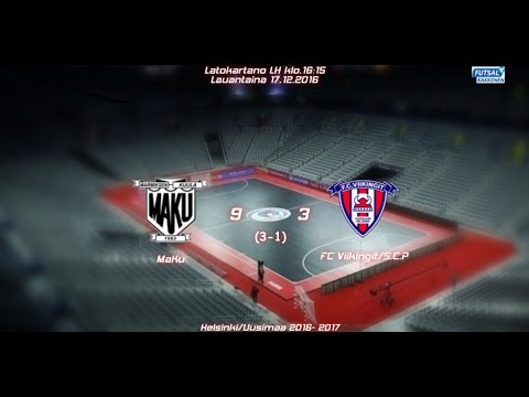 MaKu - FC Viikingit/S.C.P 9-2 (3-1), FM2 Helsinki/Uusimaa 2016- 2017