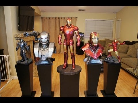 Sideshow's "IRON MAN" Mark iii Legendary scale + Iron man  Life size busts & Maquettes