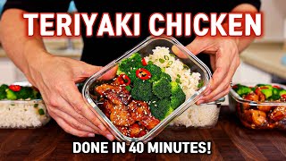 Cheap, Healthy But Delicious Meal Prep For The Week l Teriyaki Chicken Meal Prep in 40 Minutes