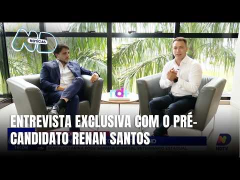 Pré-candidato à presidência, Renan Santos cumpre agenda em Criciúma