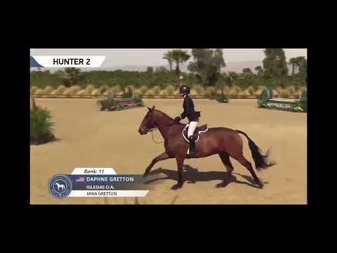 Daphne Gretton and Iglesias O.A WIHS Hunter Phase Score 82