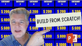 Build Your Own Interactive Jeopardy Game in PowerPoint | Step by Step Tutorial