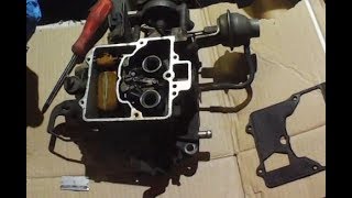 Carburetor rebuild Ford Motorcraft Bronco II Part 1 Disassembly