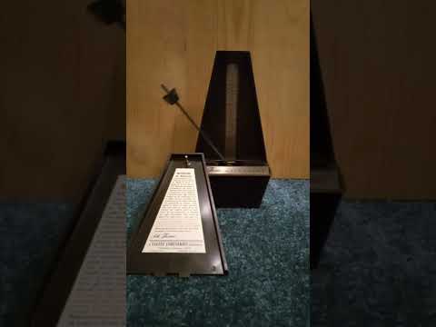 Fully Serviced Vintage Seth Thomas Metronome Conductor 1980s Brown Plastic Case, Metal Movement image 14