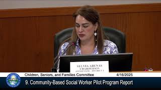 County of Santa Clara Children, Seniors, and Families Committee Meeting April 16 ,  2025 1:30  PM