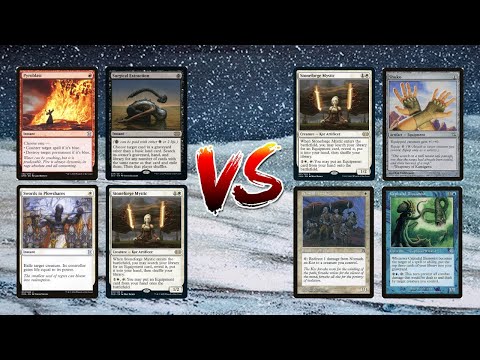 MTG Legacy Stoneblade Vs Esper Breakfast (Stoneforge Mystic Vs Stoneforge Mystic)