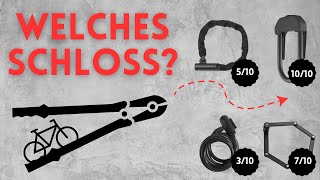 GÜNSTIGE Fahrradschlösser, die WIRKLICH gegen Diebstahl helfen