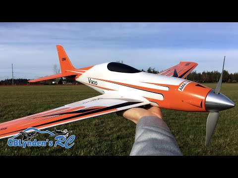 eflite-v900-bnf-basic-maiden-flight-rc-plane-crash-with-bill