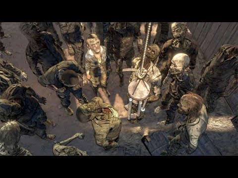 Wind Chime Scene - Clementine Enters a Barn Full of Walkers/Ep.3/The Walking Dead: The Final Season