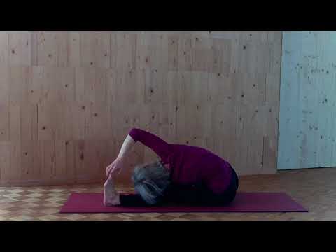 Die gedrehte Kopf-Knie- Stellung (von hinten) - Parivrtta Janu Sirshasana