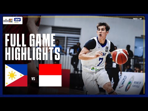 PHILIPPINES vs. INDONESIA | FULL GAME HIGHLIGHTS | FIBA U16 ASIA CUP SEABA QUALIFIERS