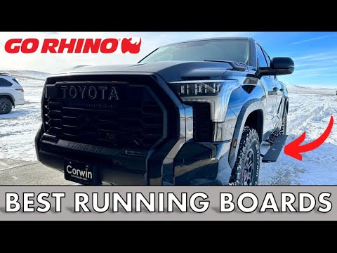 Go Rhino E1 Electric Running Boards Installed on my 2023 Toyota Tundra TRD Pro!