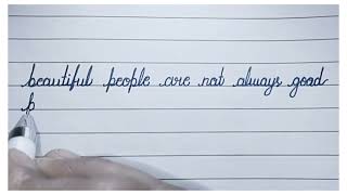 Cursive Handwriting Practice / Beautiful handwriting / #handwriting