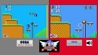 Sonic Master system vs Game gear playthrough