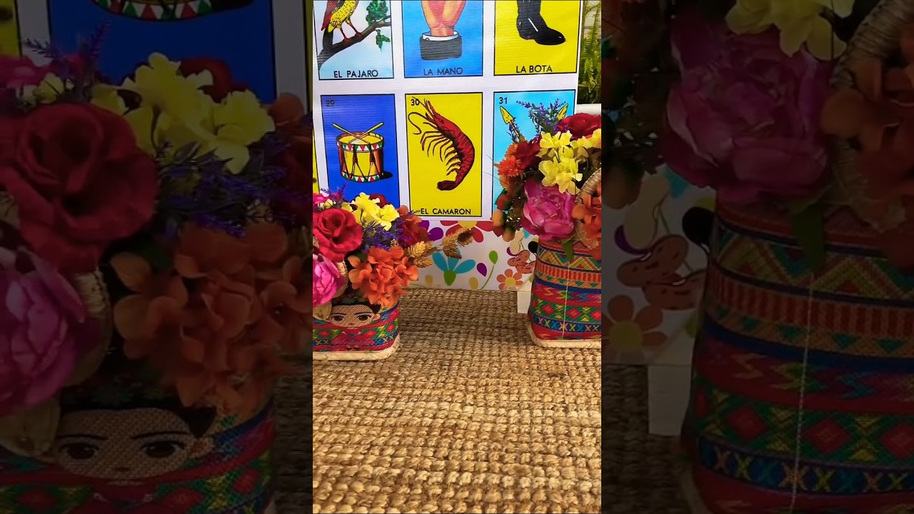 Decoración mexicana loteria #trending #party #fiestamexicana   #mexico #mexican #ideas #mariachi